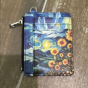 Sunflower Starry Night Card Holder